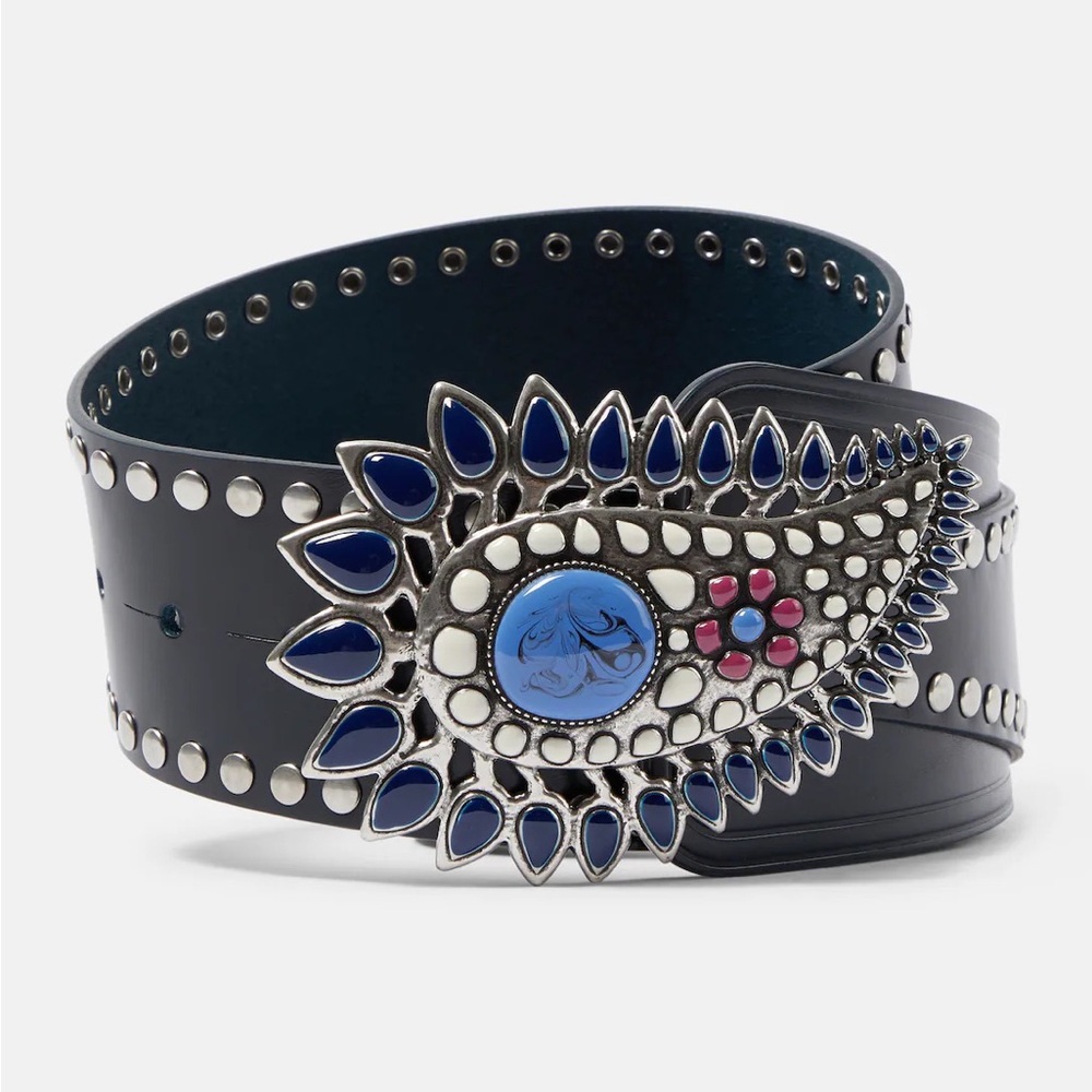 Isabel Marant Aliette embellished leather belt